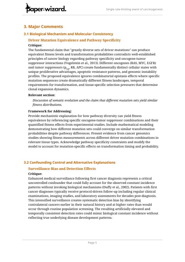 Academic research page